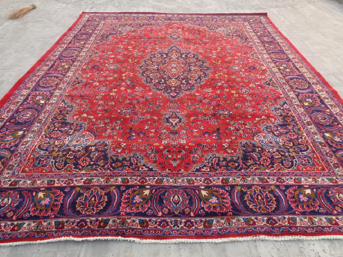 Semi Antique Persian Kashan Rug 13x10 (1 of 9)