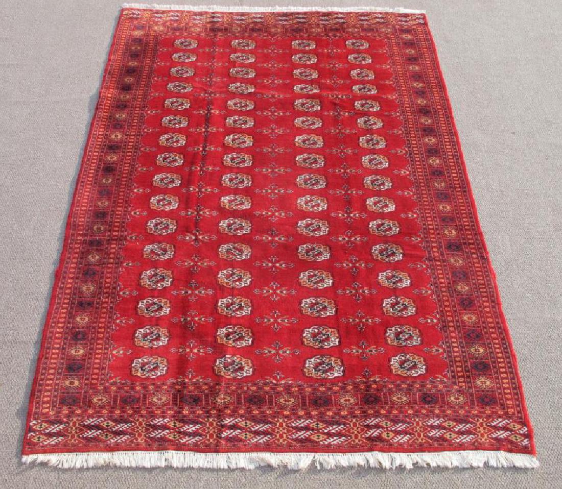 Handmade Soft Wool Semi Antique Bokhara Rug 7x10 (1 of 5)