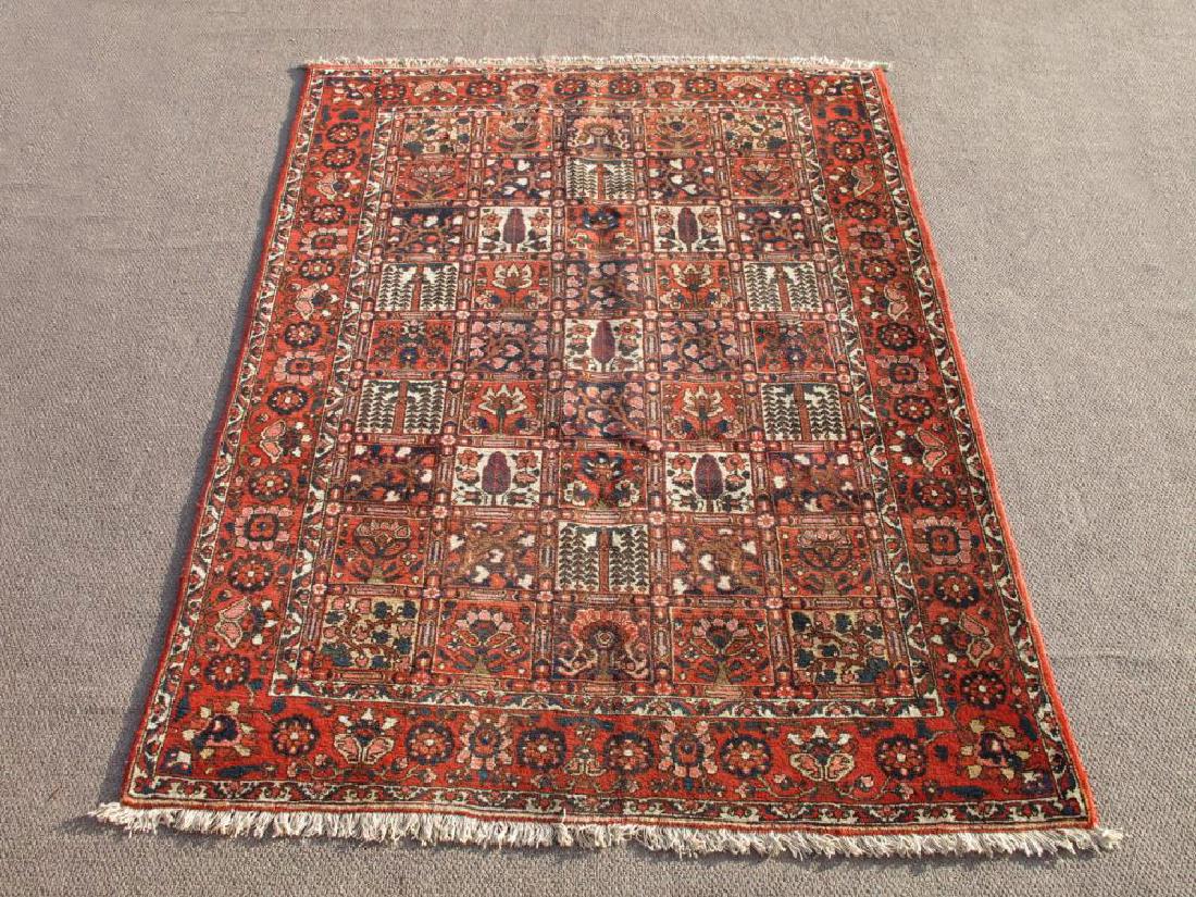 Handmade Wool Semi Antique Persian Bakhtiari Rug 10x7 (1 of 5)