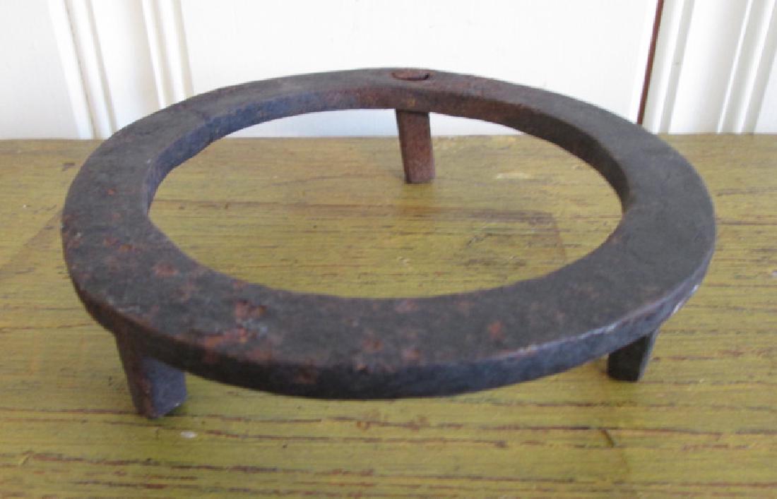 Small Early Forged Iron Trivet (1 of 5)