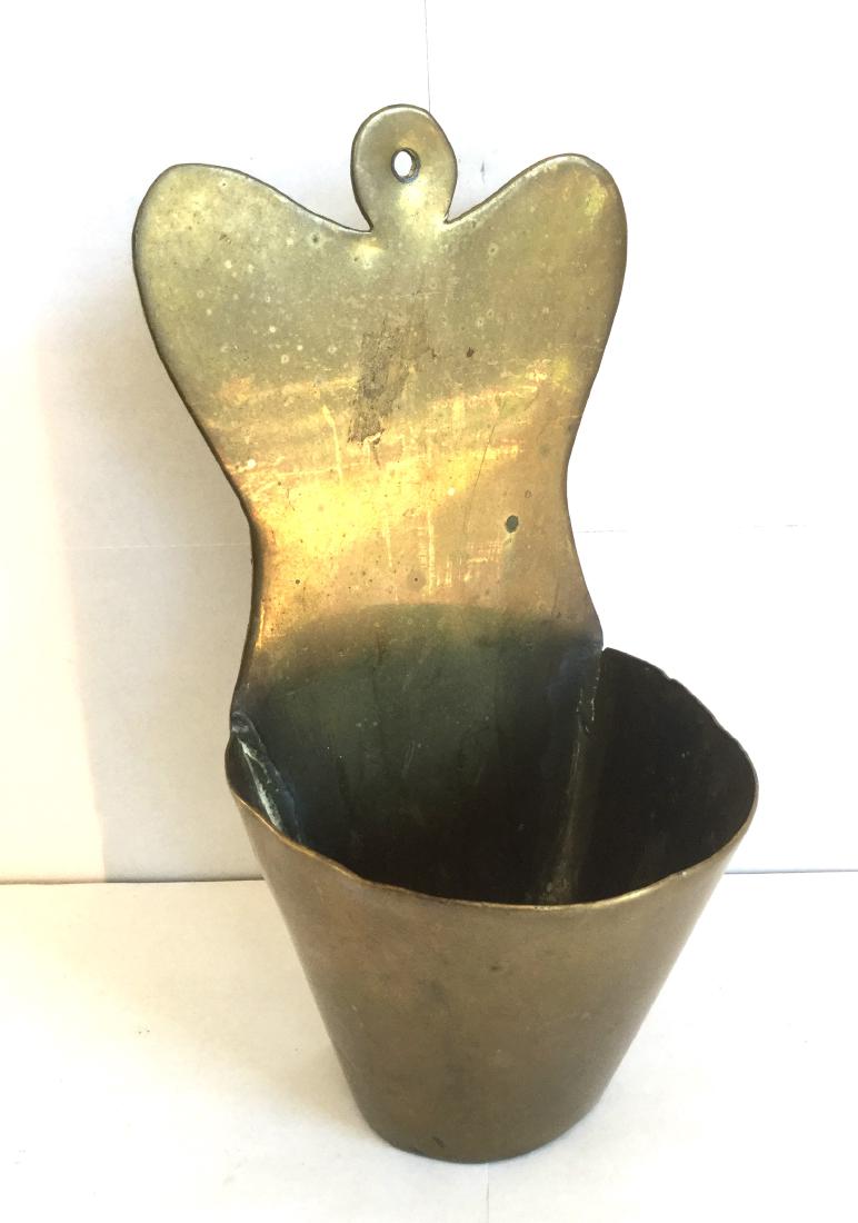Brass Fireplace Match Holder (1 of 5)