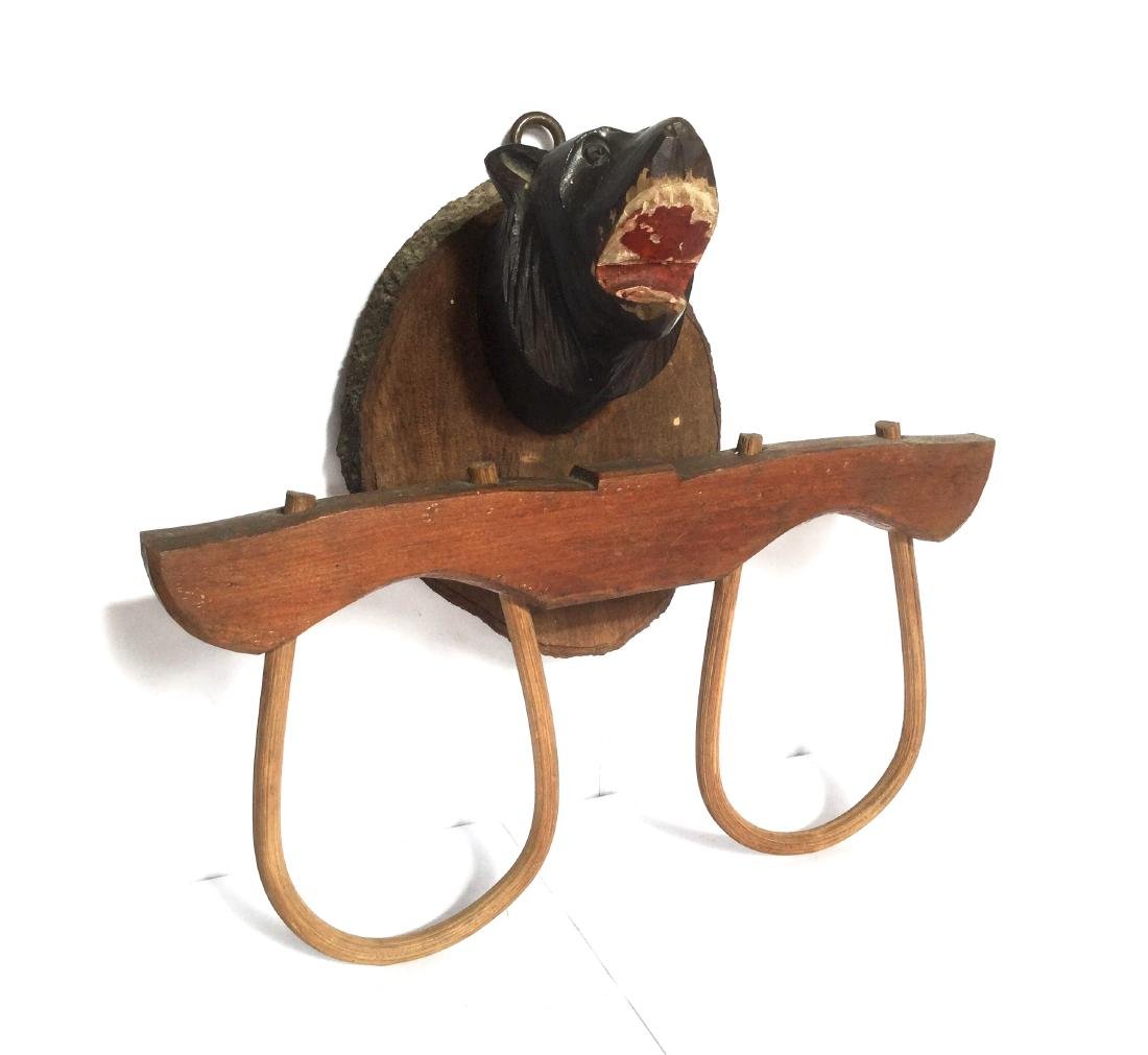 Carved Bear Hand Towel Rack (1 of 6)