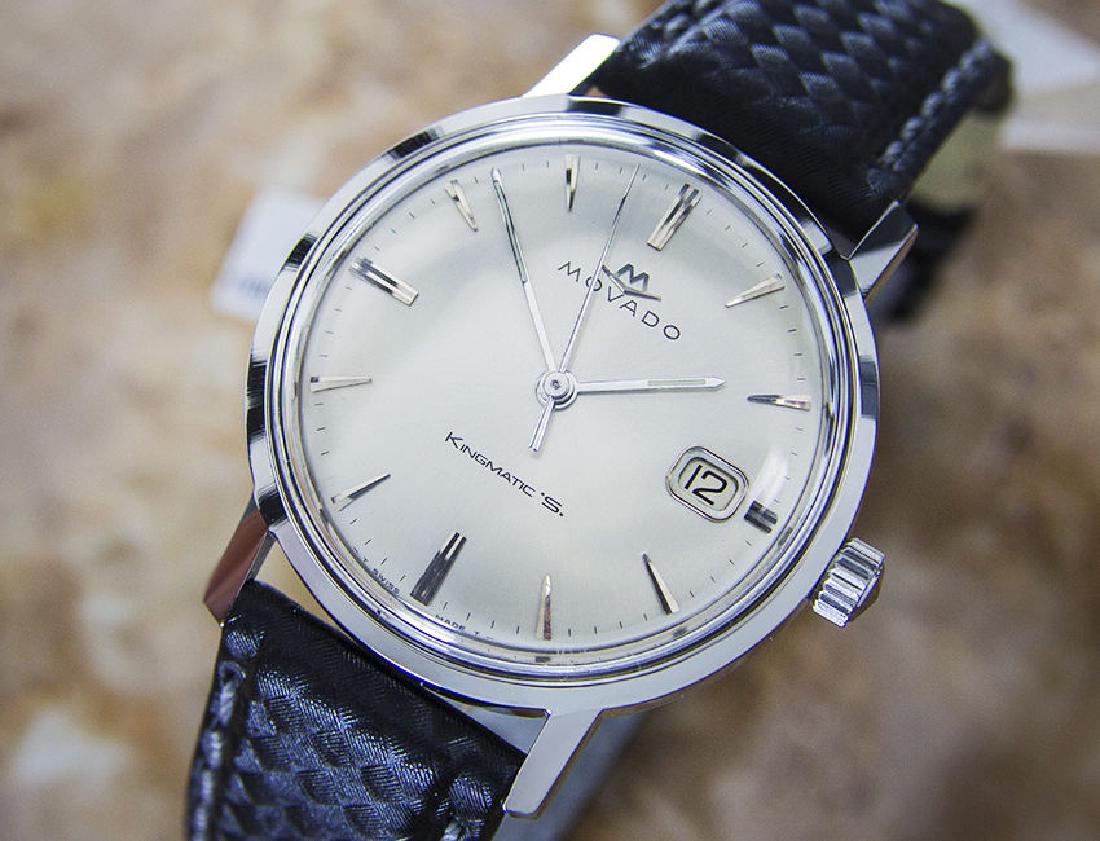 Movado Kingsmatic Automatic Stainless Steel Watch (1 of 4)