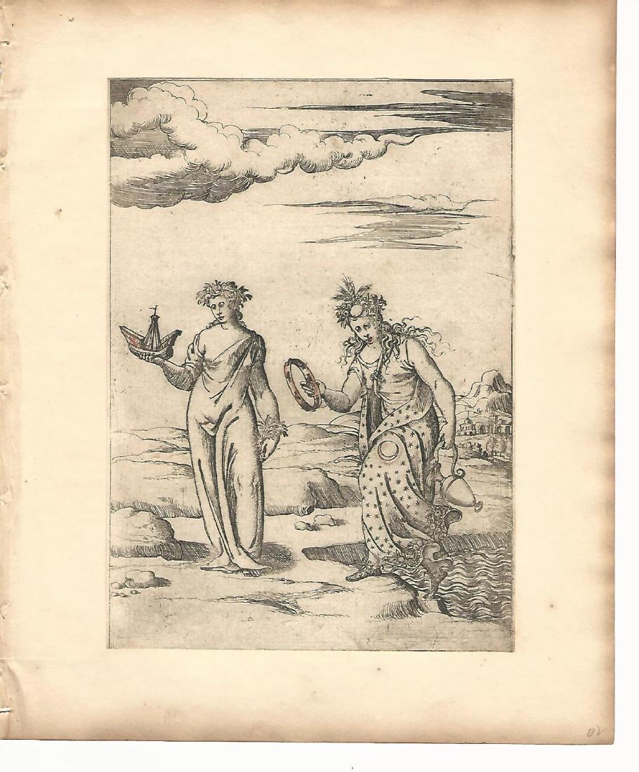 1587 Engraving Vincenzo Cartari Mythology (1 of 1)