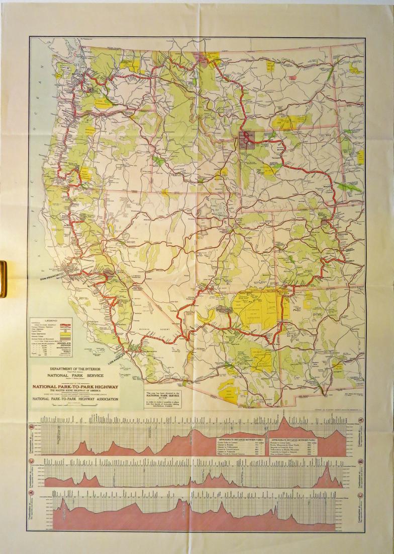 Highway to the Map to National Parks (1 of 1)