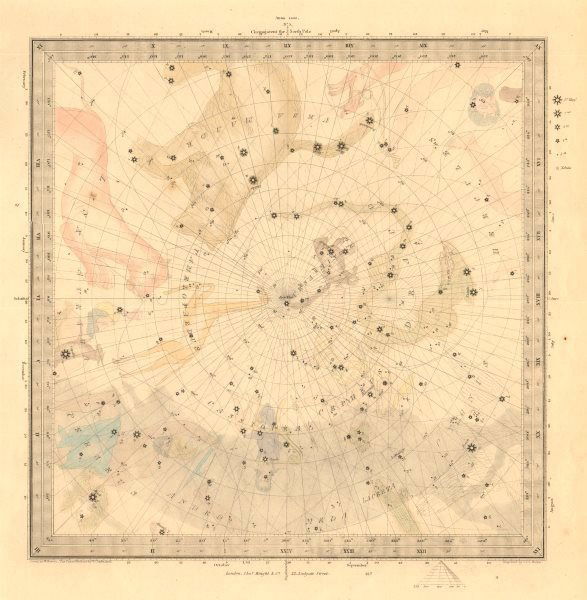 Astronomy Celestial Map (1 of 2)