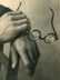 ANDRE KERTESZ - Mondrian's Hands W/ Glasses, 1926 Paris
