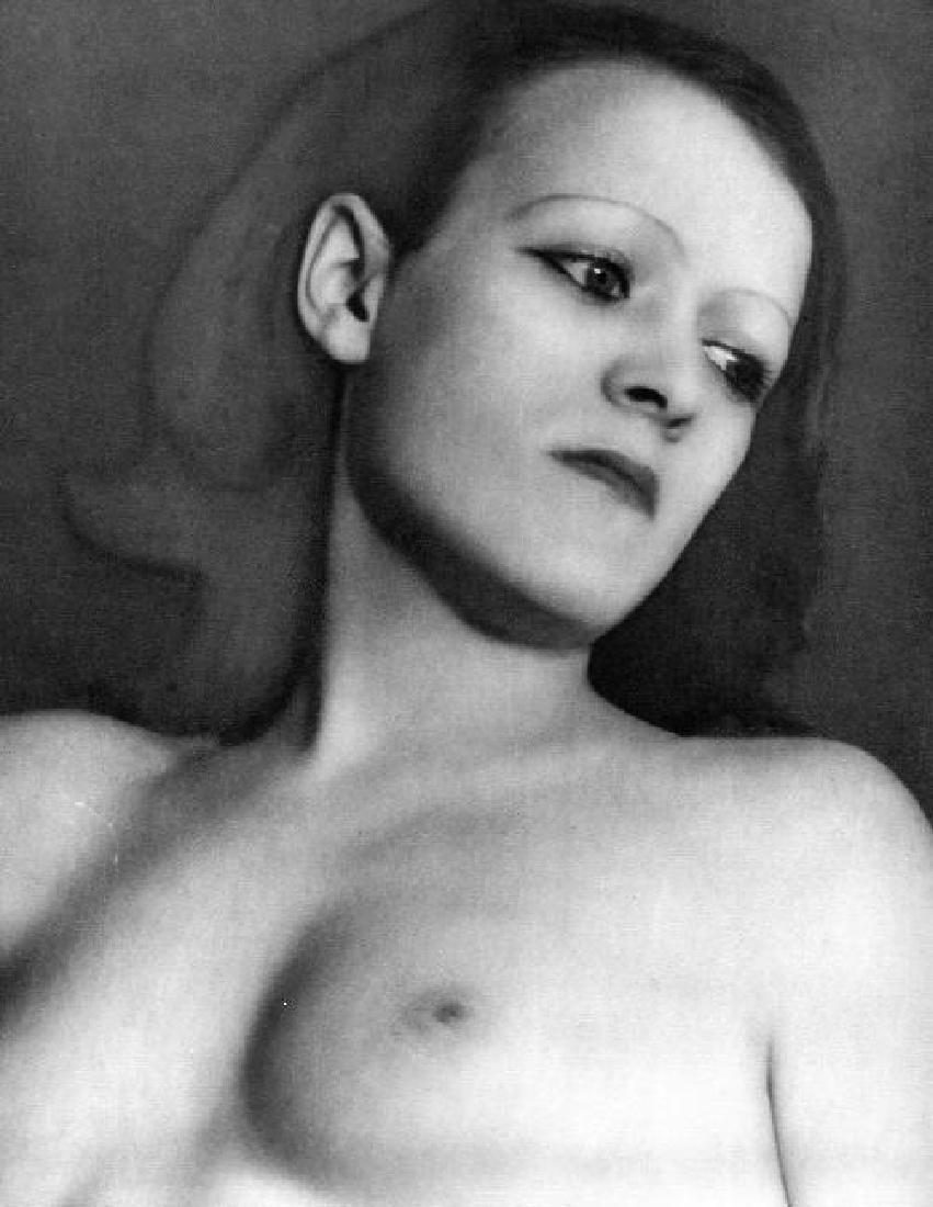 MAN RAY - Nude: Artist: MAN RAY Print Title: Nude Printing Date: 1934 Medium: Sheet-fed Gravure Printer: Neogravure Company, France Image size (inches) approx. 8.5 x 11" Man Ray, original name Emmanuel Radnitzky, was