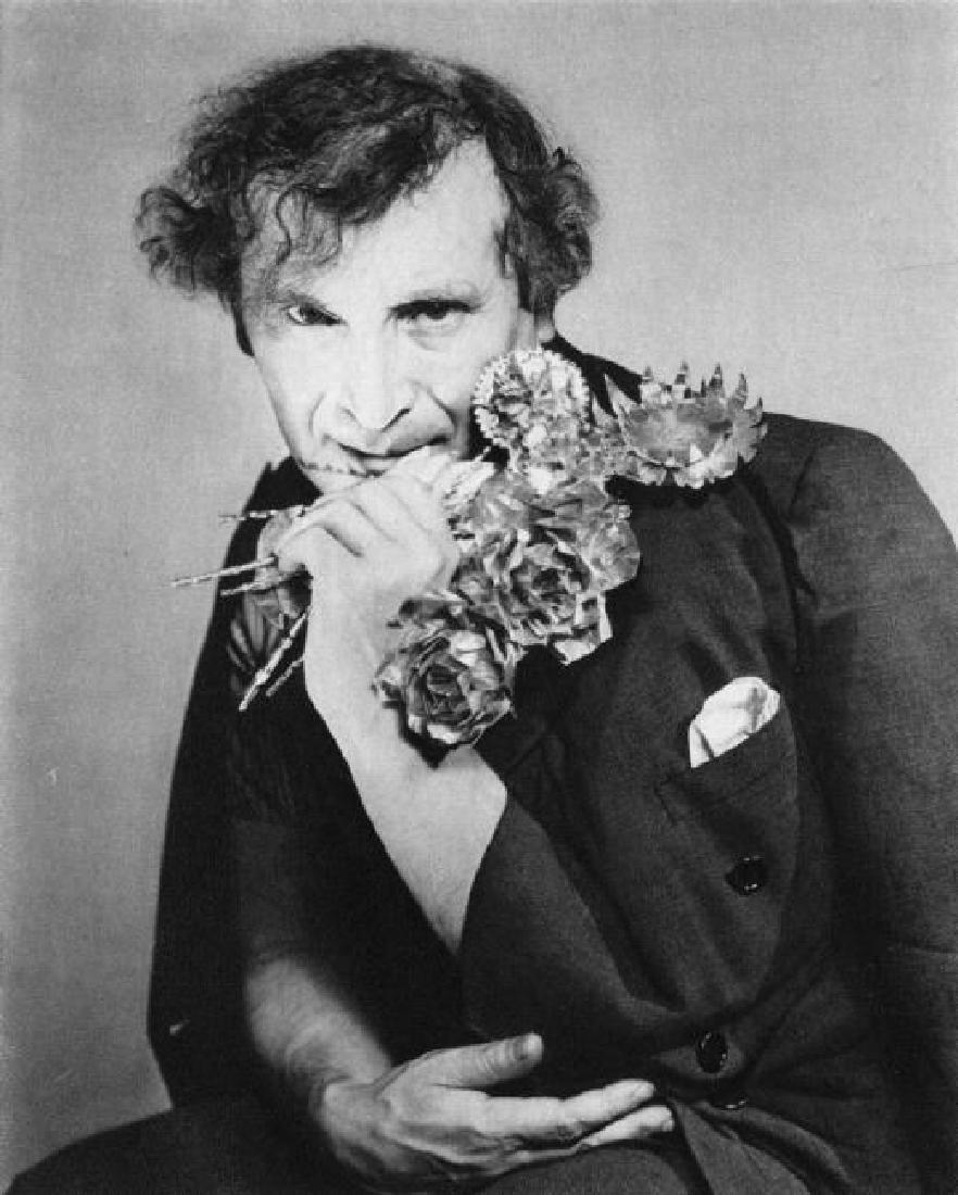 G PLATT-LYNES - Marc Chagall: Artist: G PLATT-LYNES Print Title: Marc Chagall Printing Date: 1947 Sapho, France Medium: Vintage Sheet-Fed Gravure Image size (inches) approx. 6 x 8" George Platt Lynes was an American fashion and co