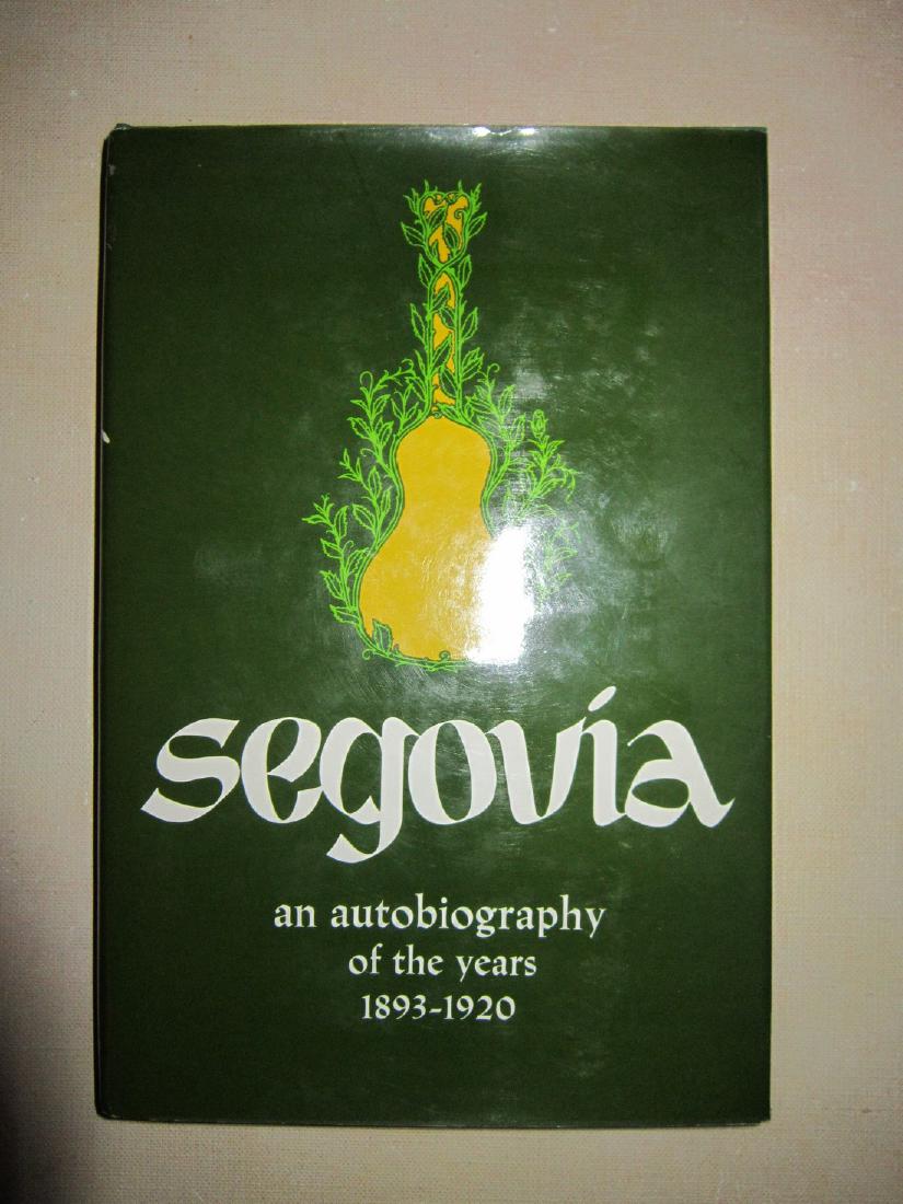 Signed Andres Segovia Autobiography (1 of 4)