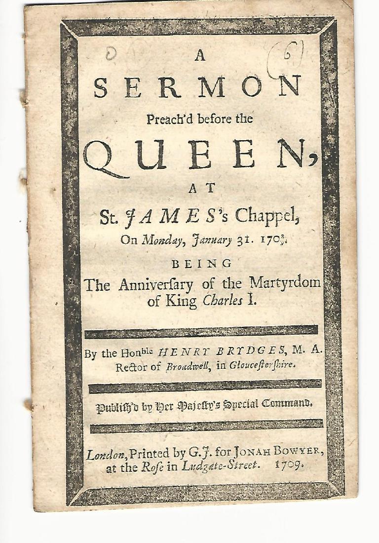1709 A Sermon at St. James’s Chappel, 1708 (1 of 2)