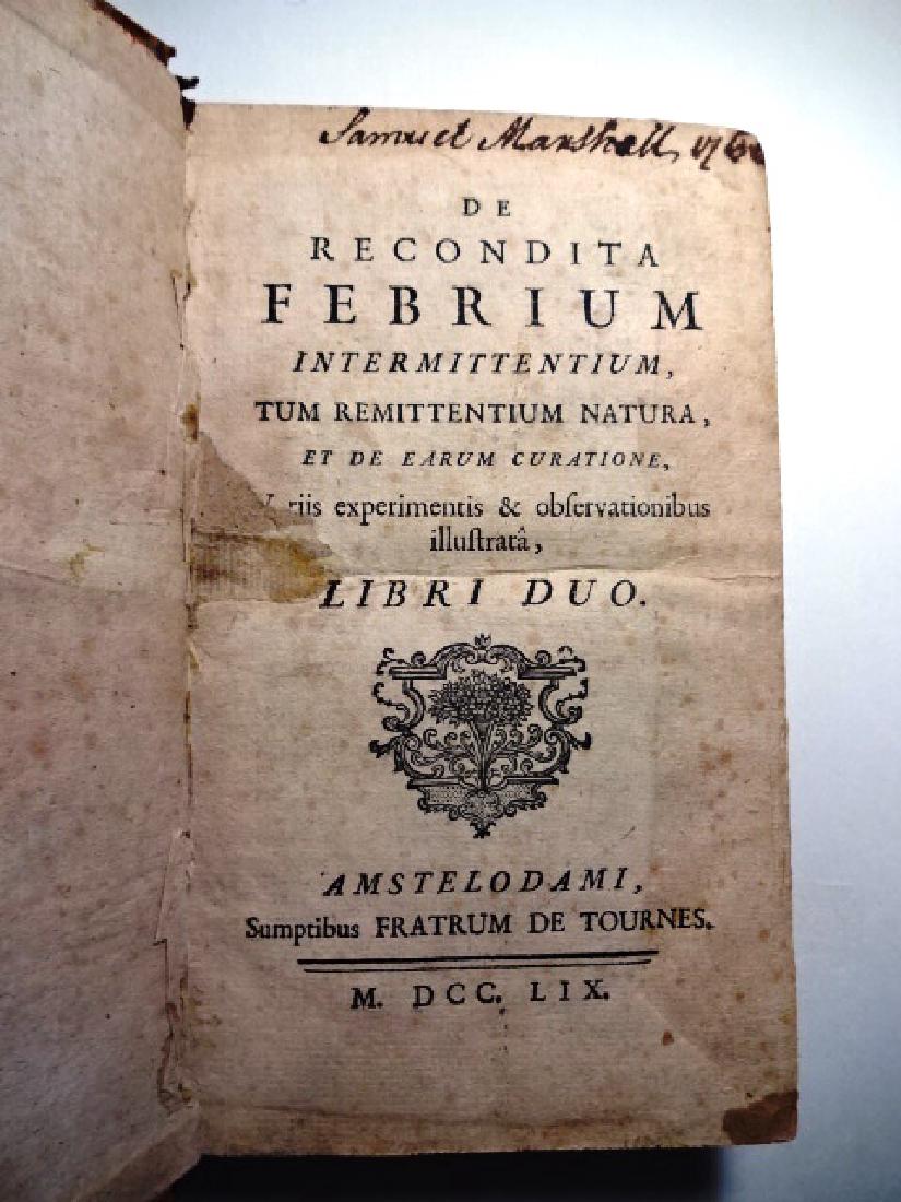 1759 Medical Book De Recondita (1 of 4)