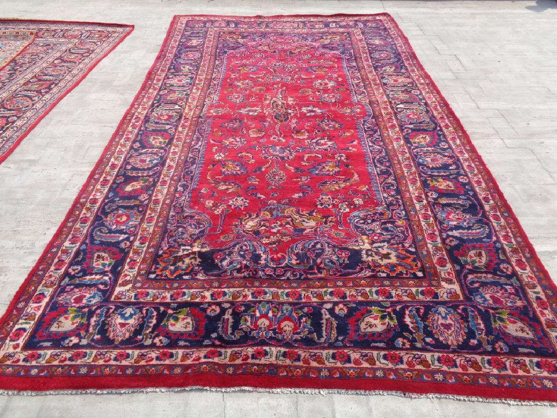 Persian Kashan Rug 11.10x6.8: Genuine Hand Knotted Persian Wool Rug 11.10x6.8 Please note that this lot has a confidential reserve. When you leave a bid in advance of the auction, submit your maximum. Jasper52 will bid on your beh