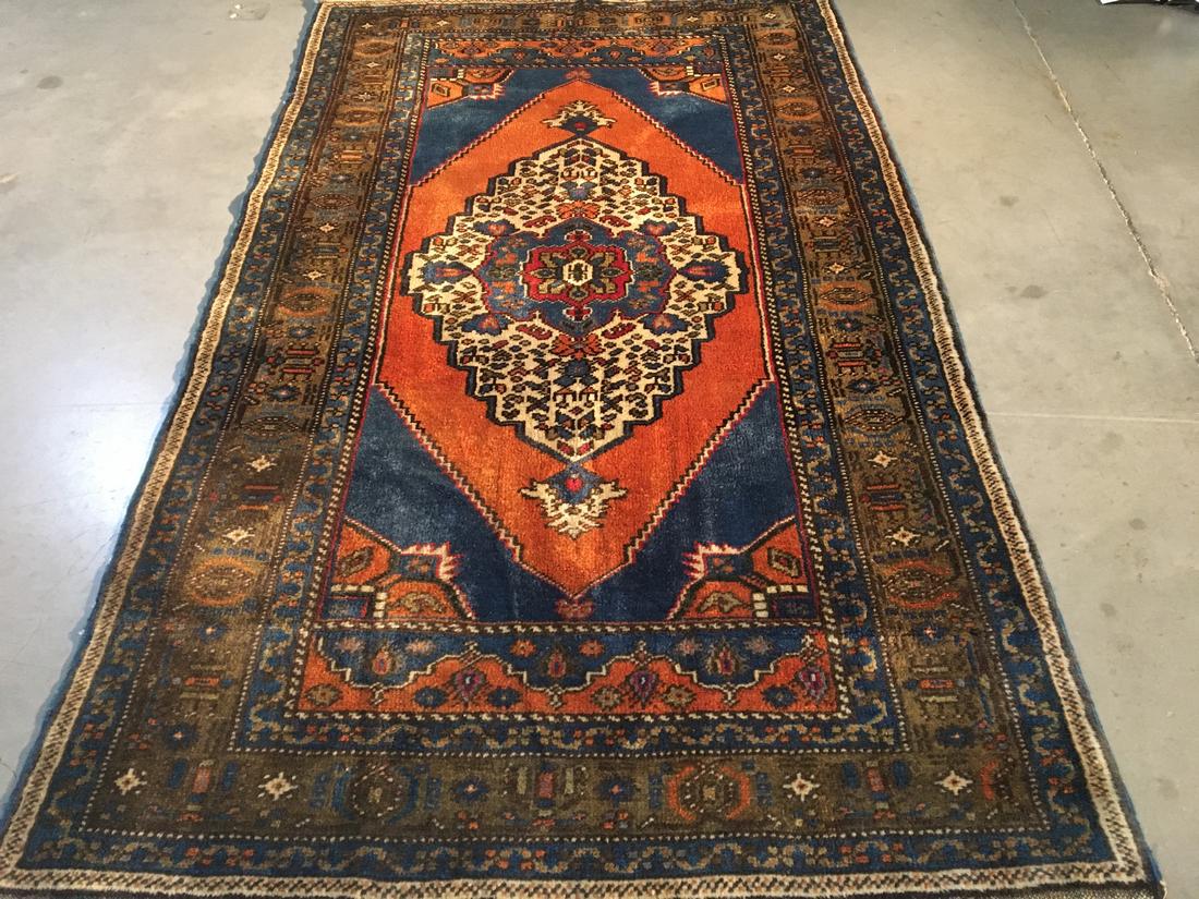 Persian Hariz Hand Knotted Wool Rug 3'8"x6'3" (1 of 7)