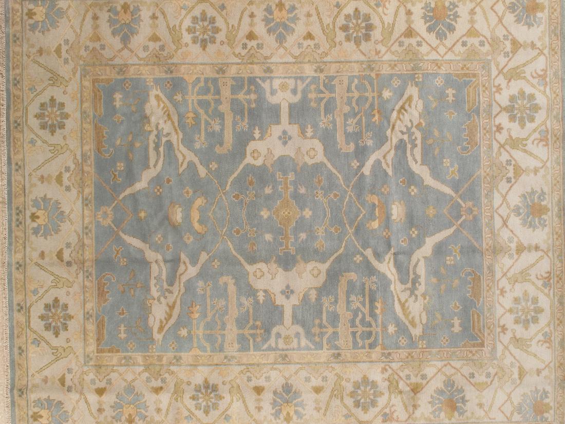 Handknotted Wool Oushak Rug 8x10 (1 of 5)