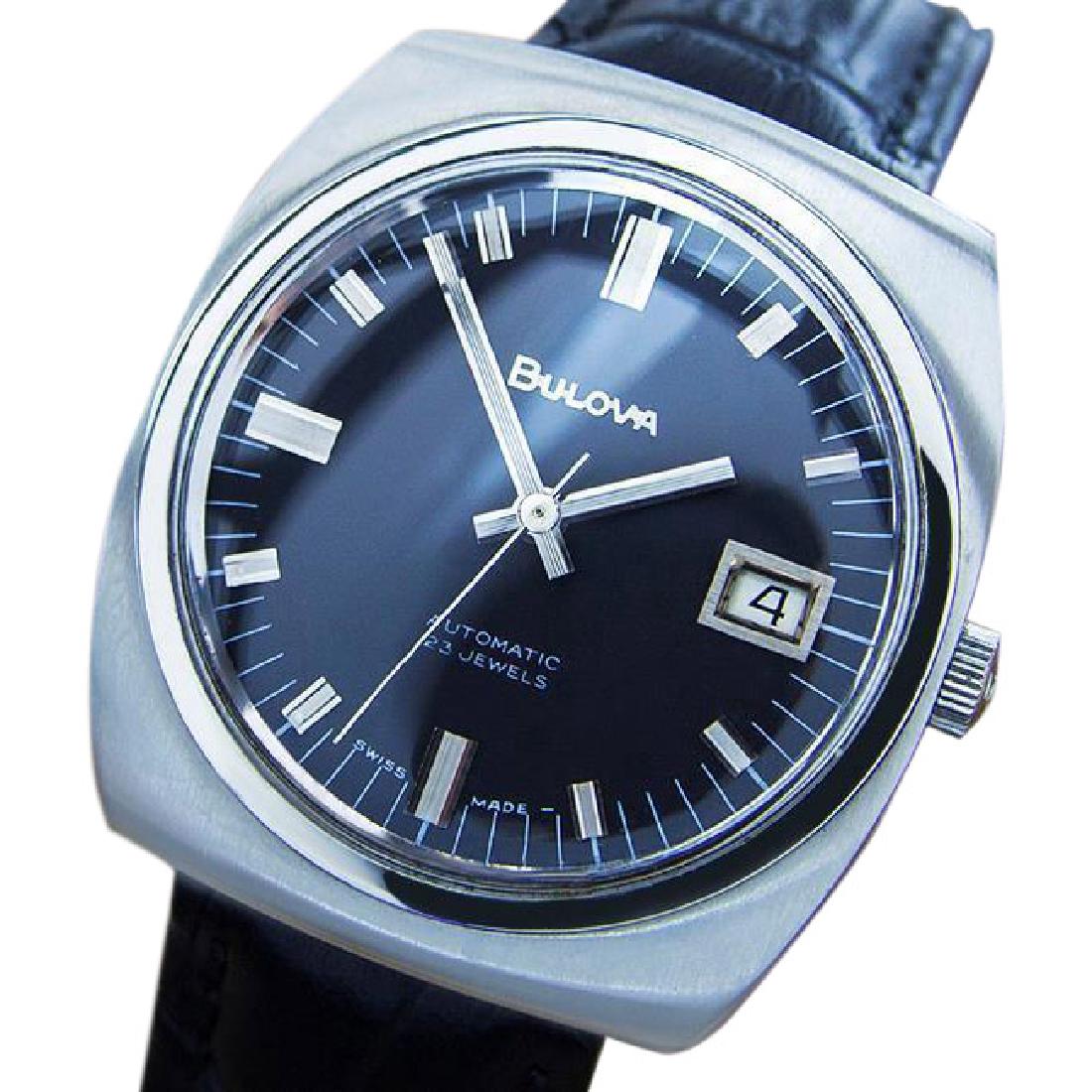 Vintage Bulova Automatic Stainless Steel Men's Watch