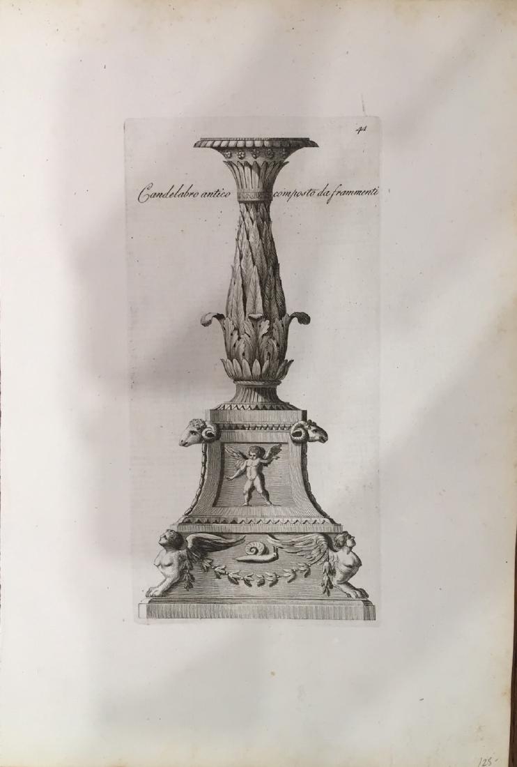 Manual of Various Ornaments by Carlo Antonini: Item: Manual of Various Ornaments by Carlo Antonini, copper engraving, 1781 Dimensions: 9.25 x 13.75 in Please note that this lot has a confidential reserve. When you leave a bid in advance of the auc