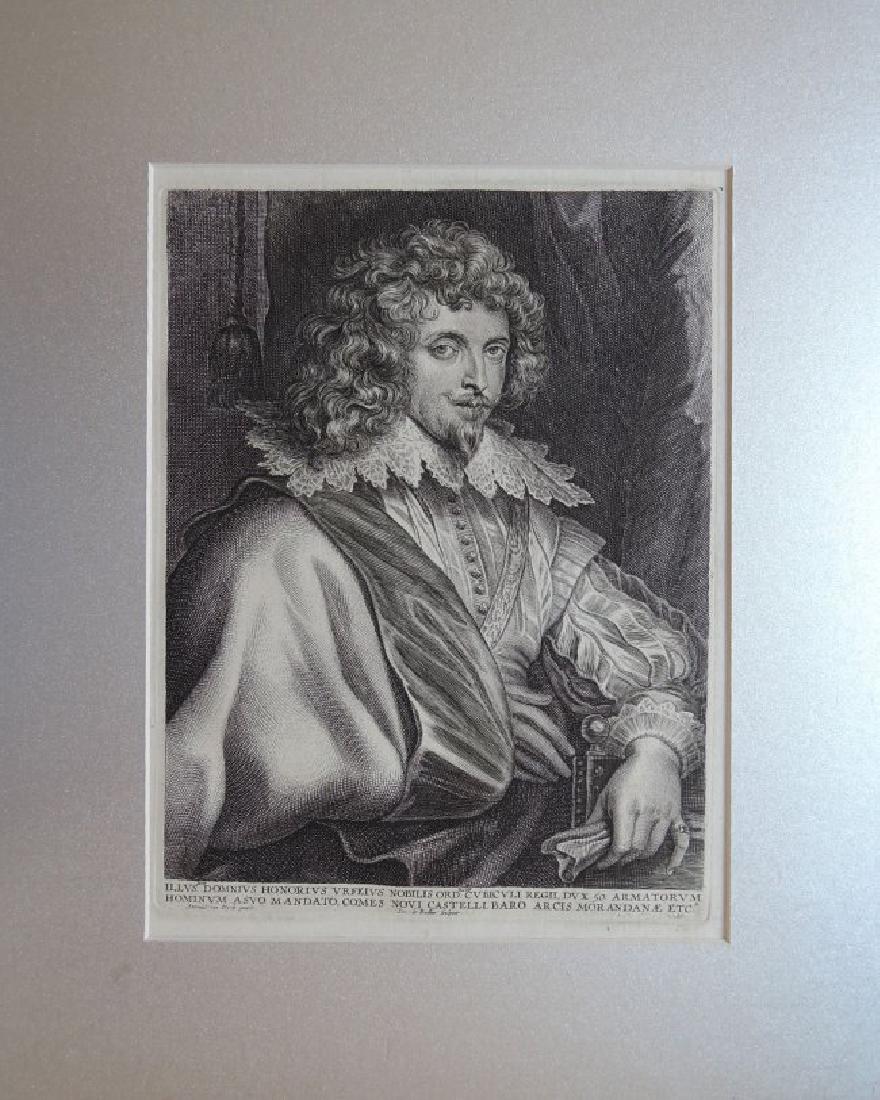 Anthony van Dyck (Flemish 1599-1641): Item: Anthony van Dyck (Flemish 1599-1641) Portrait of Honere d’ Urfe (1568-1625) Catalogue Raisonné: Mauquoy-Hendrickx 122 Engraved by Pieter De Bailliu (Flemish 1613-1660) Printed by Johannes Mey