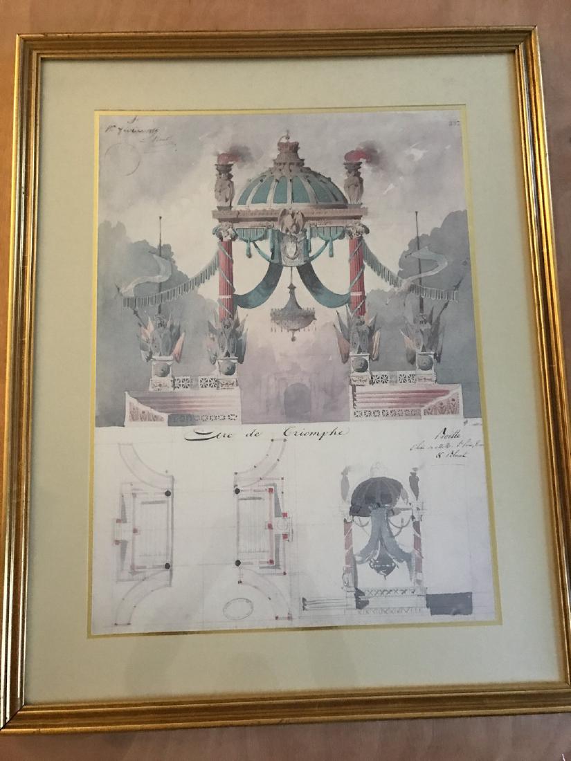 French Artwork print 1853 signed (1 of 7)