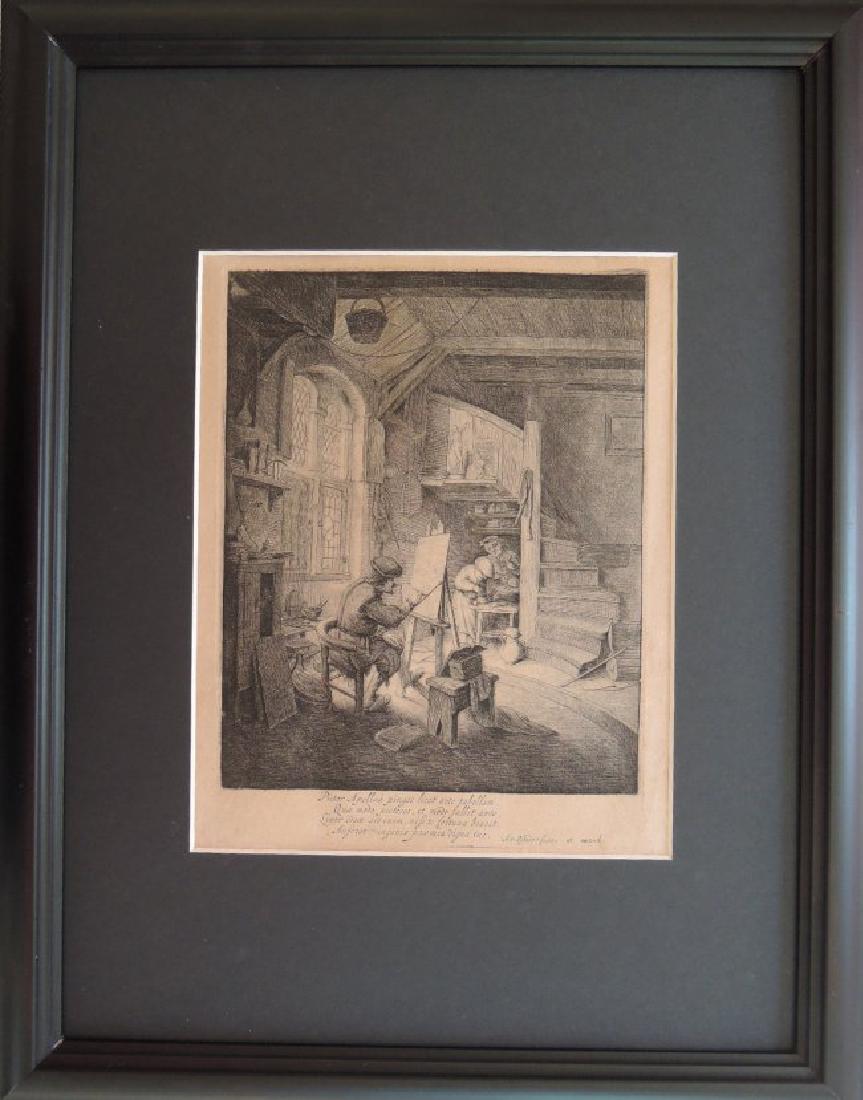 Adriaen van Ostade Etching (Dutch 1610-1685) (1 of 8)