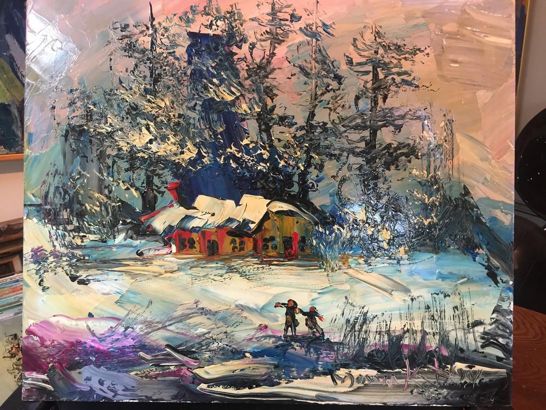 Morris Katz: Snow Landscape, 1991 (1 of 2)