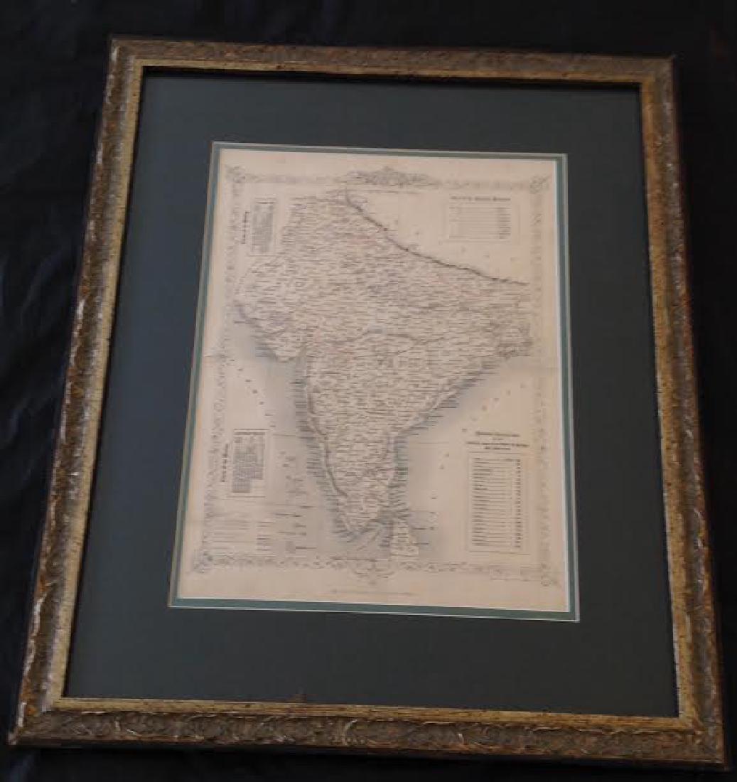 J Rapkin - Antique Map of British India: Item: J Rapkin - Antique Map of British India Description: Antique map of British India drawn and engraved by J Rapkin. Dimensions: 14.5x11 Please note that this lot has a confidential reserve. When y