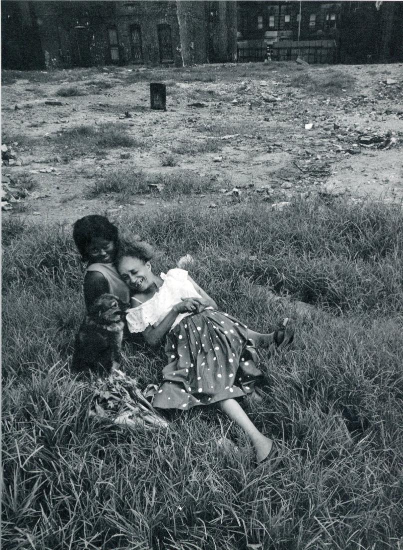 BRUCE DAVIDSON: Harlem IV: Print Title: Harlem IV Artist: Bruce Davidson Printing Date: 1969 Medium: Sheet-fed Gravure Printing Location: Switzerland Image Size: 8.5 x 11 inches Bruce Davidson (b. 1933) is an American photograp