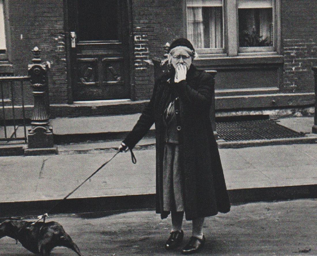 HELEN LEVITT: New York Streets III: Print Title: New York Streets III Artist: Helen Levitt Printing Date: 1965 Medium: Sheet fed Copper plate gravure Printing Location: Switzerland Image Size: 7.5 x 5.75 inches Helen Levitt (1913-2009)