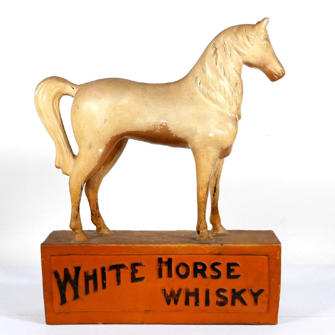 Vintage White Horse Whiskey Display Piece (1 of 6)