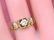 Antique Victorian Style 18K Gold Diamond Solitaire Ring - 10