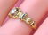 Antique Victorian Style 18K Gold Diamond Solitaire Ring - 2