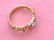 Antique Victorian Style 18K Gold Diamond Solitaire Ring - 6