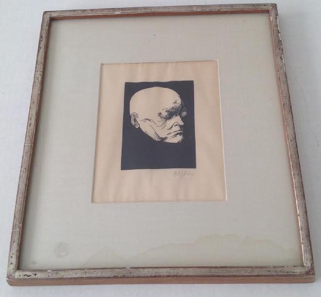 Vintage Leonard Baskin Eitching - “Blake” Hand Signed (1 of 4)