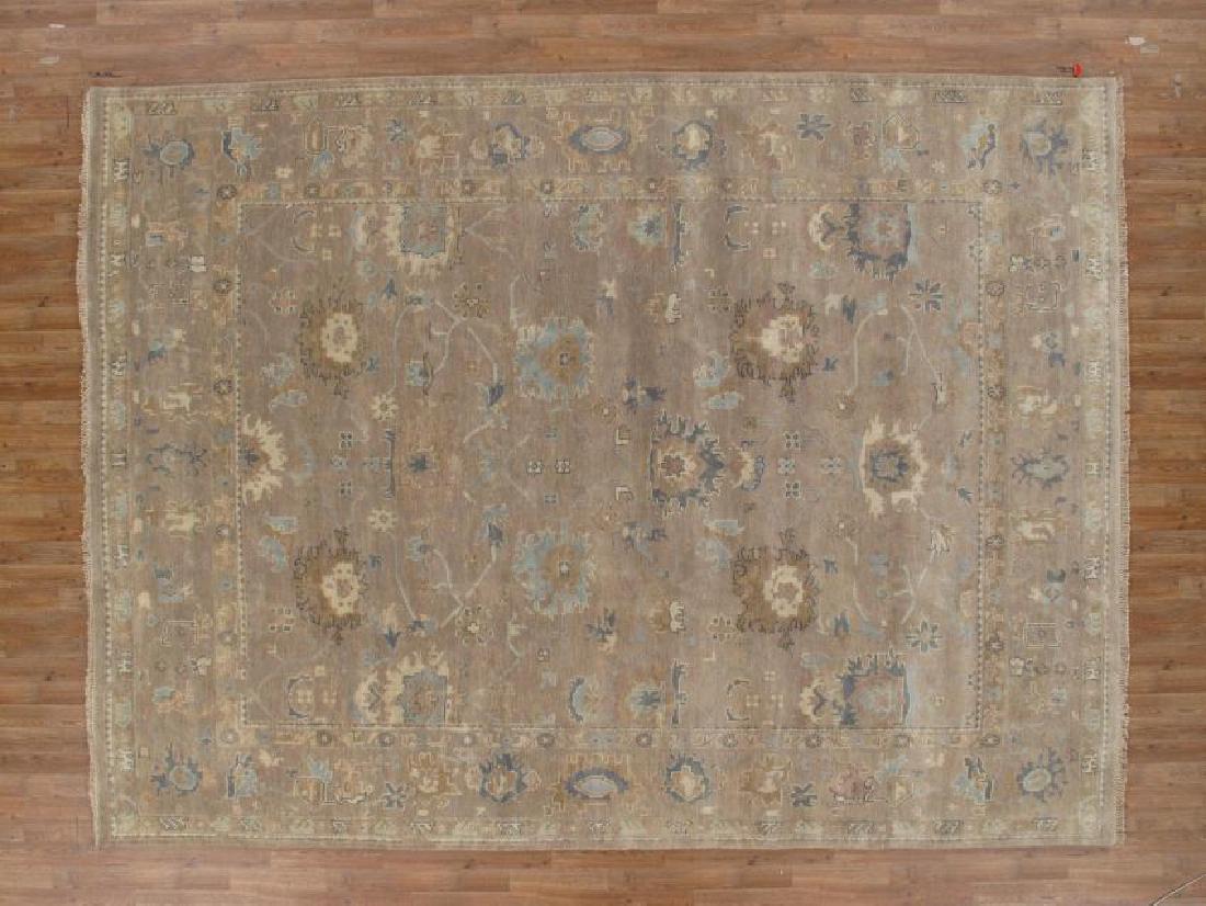 9 X 12 Rare Handmade Wool Oushak Rug (1 of 7)