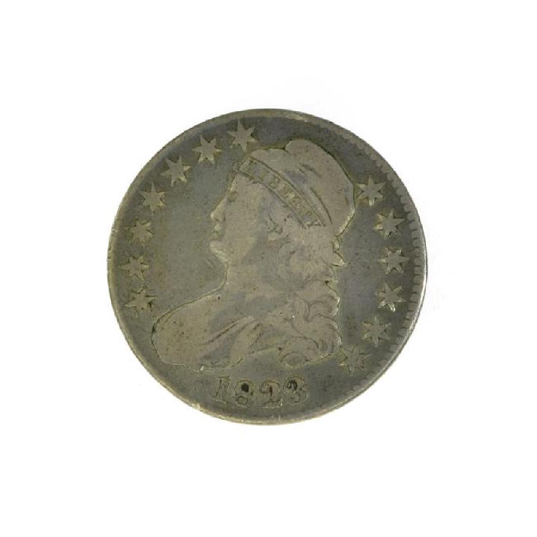 1823 Capped Bust Half Dollar Coin (JG) (1 of 2)