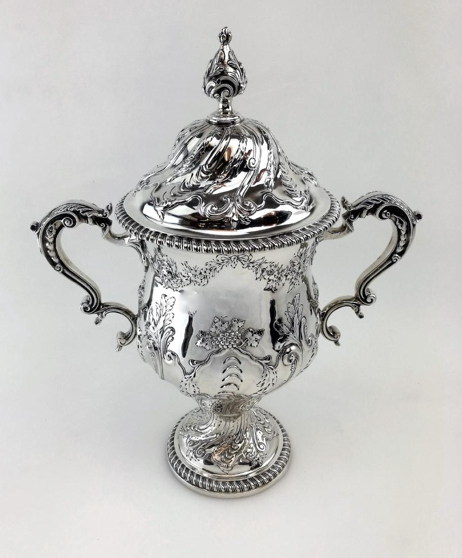 Victorian Silver Antique Trophy Cup & Cover London 1890 (1 of 7)