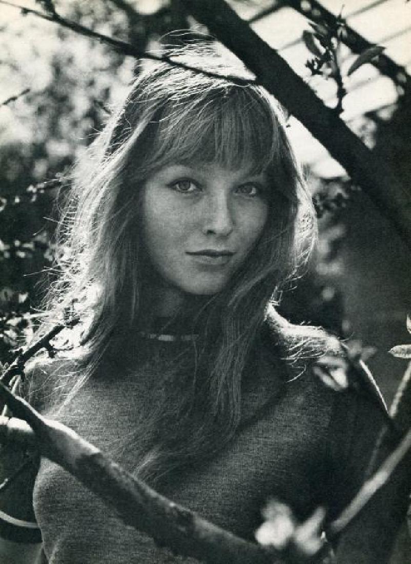 PHILIPPE HALSMAN - French Actress Marina Vladi: Artist: PHILIPPE HALSMAN Print Title: French Actress Marina Vladi Printing Date: 1957Medium: Sheet-fed Gravure Printed in USA Image Size approx. 8" x 11" Philippe Halsman (1906-1979) From the 1940s th