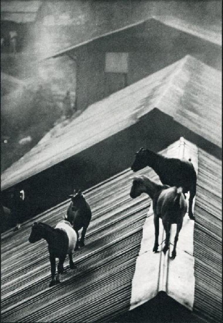 W. EUGENE SMITH - Rooftop View: Artist: W EUGENE SMITH Print Title: Rooftop View Printing Date: 1957Medium: Sheet-fed Gravure Printed in USA Image Size approx. 5" x 7" W. Eugene Smith (1918-1978) was an American photojournalist, ren