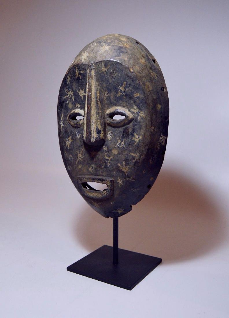 Lega Bwami Society Mask with Star Designs, African Art (1 of 5)