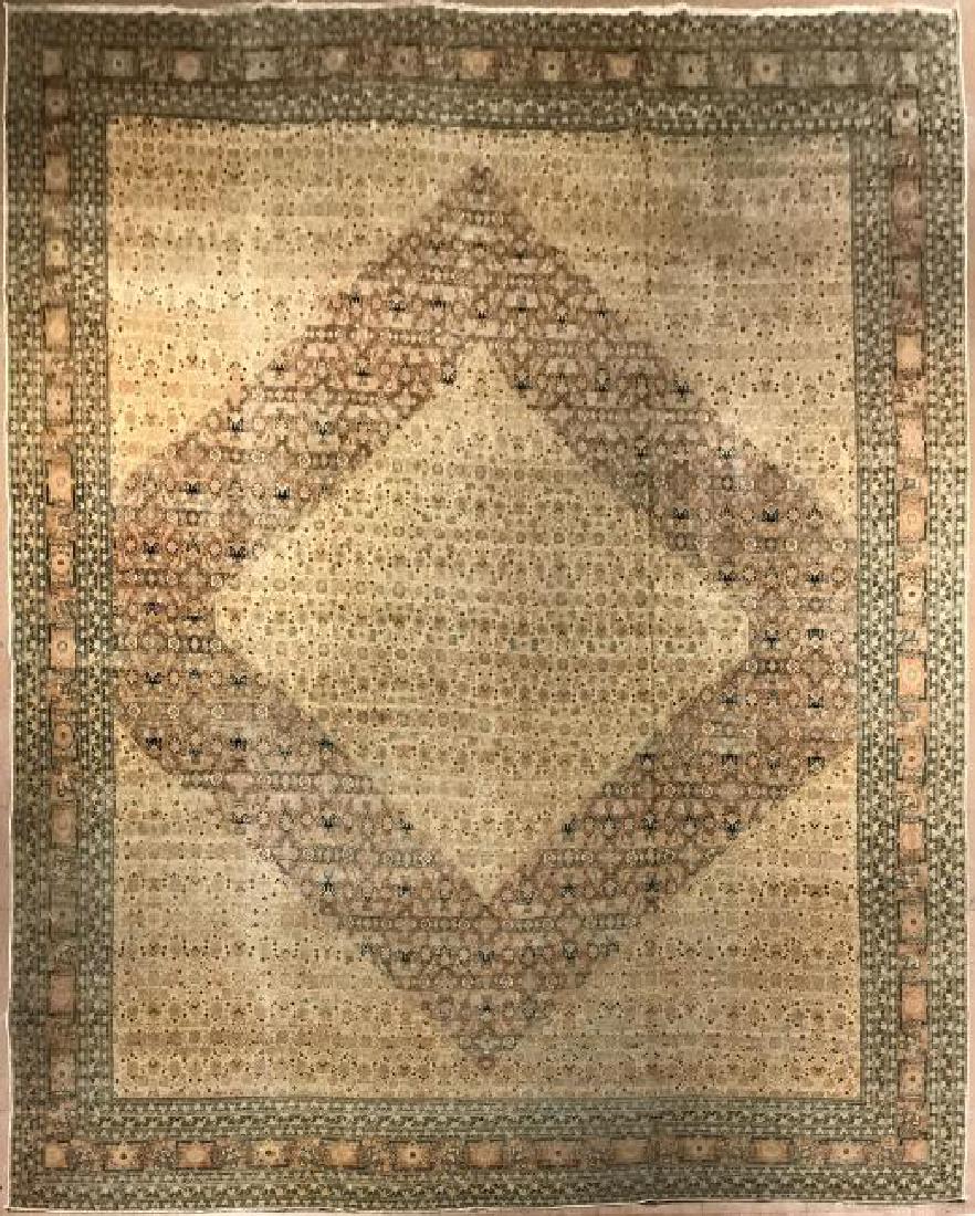 Antique Persian Hadji Jalil Tabriz Rug 9.0 x 11.9 (1 of 6)