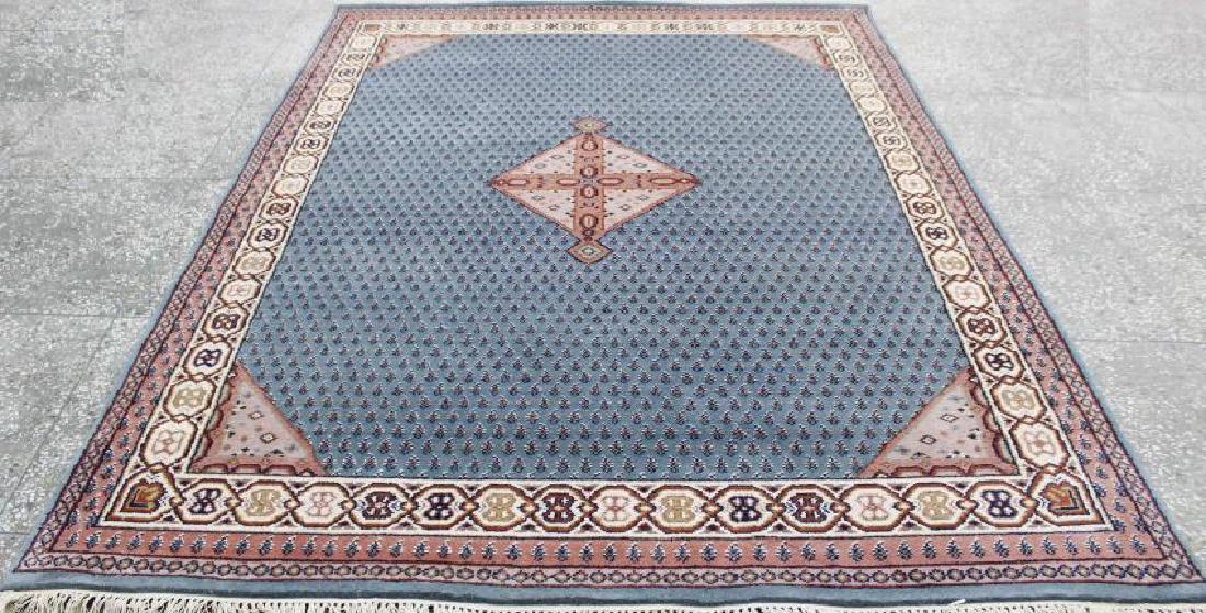 Hand Knotted New Indo Sarouk Rug 6.6x8.2 (1 of 4)