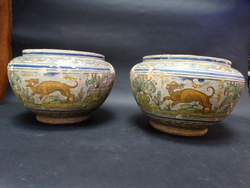 Spanish Revival Glazed Garden Pots (1 of 9)