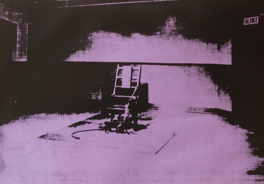 Andy Warhol: Electric Chair Silkscreen (1 of 4)