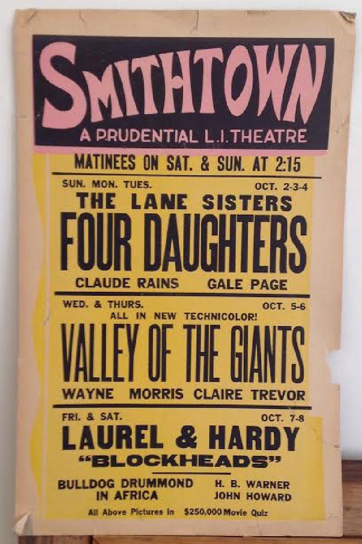 Smithtown a Prudential L. I Theatre Poster, 1950’s (1 of 3)