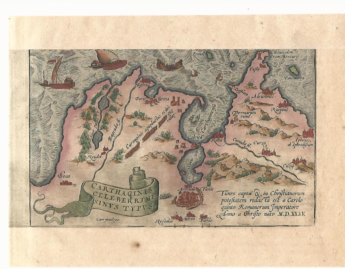 C.1600 Ortelius Hand Colored Map (1 of 1)