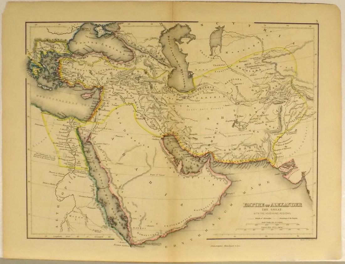 Empire of Alexander the Great Territory Map 1857 (1 of 5)