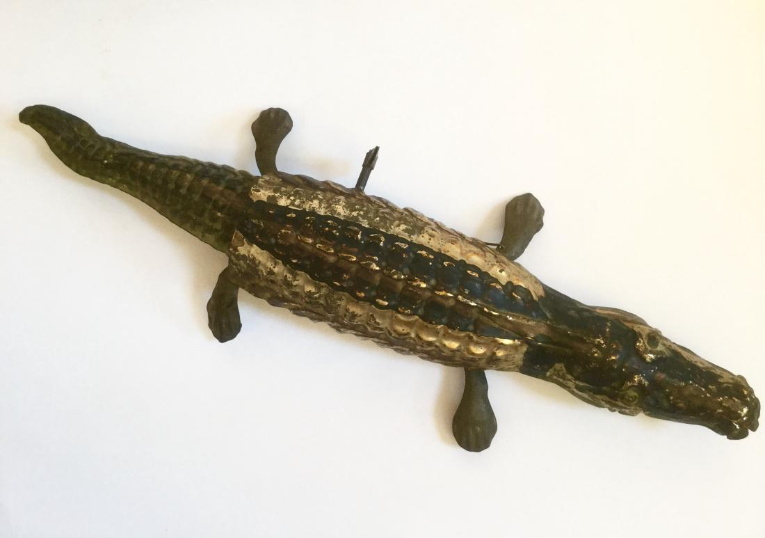 Tin Alligator Wind Up Toy, Late 19th Century (1 of 8)