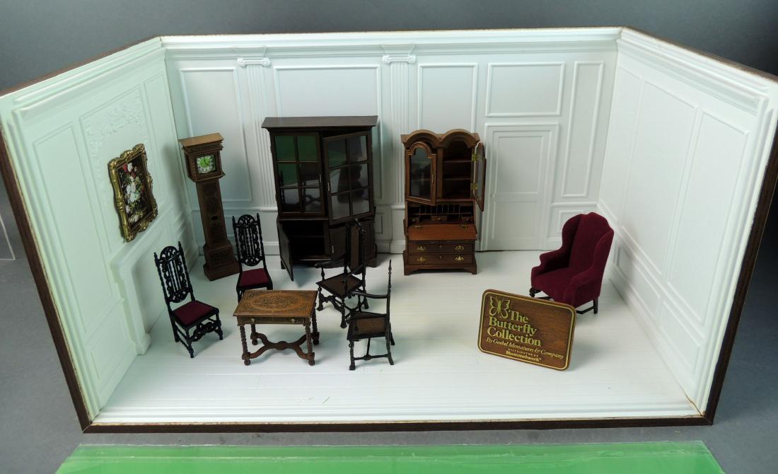 Rare Complete Set Stuart Library Dollhouse by Goebel (1 of 10)