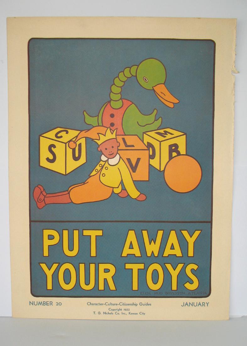 Put Away Your Toys Poster, 1932 (1 of 2)