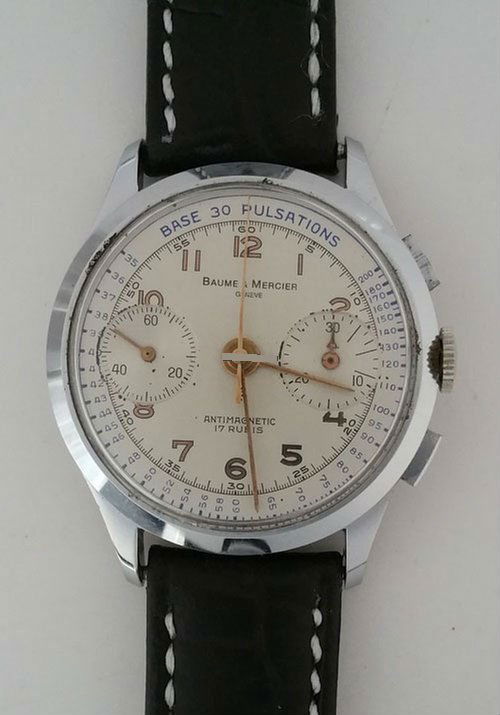 BAUME & MERCIER | Chronograph Pulsometer Doctors Watch (1 of 5)
